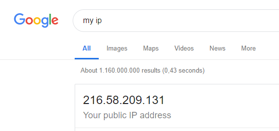 Google My IP